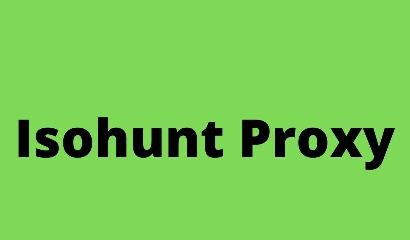 Isohunt Proxy