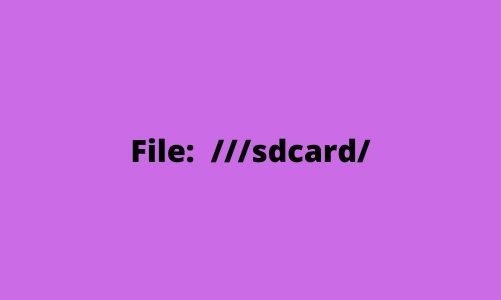 File: ///sdcard/ – Using & Viewing Files From File sdcard Over An Smartphone