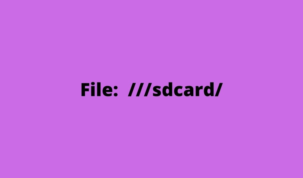 File sdcard