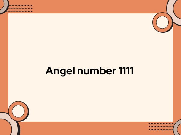 Angel number 1111