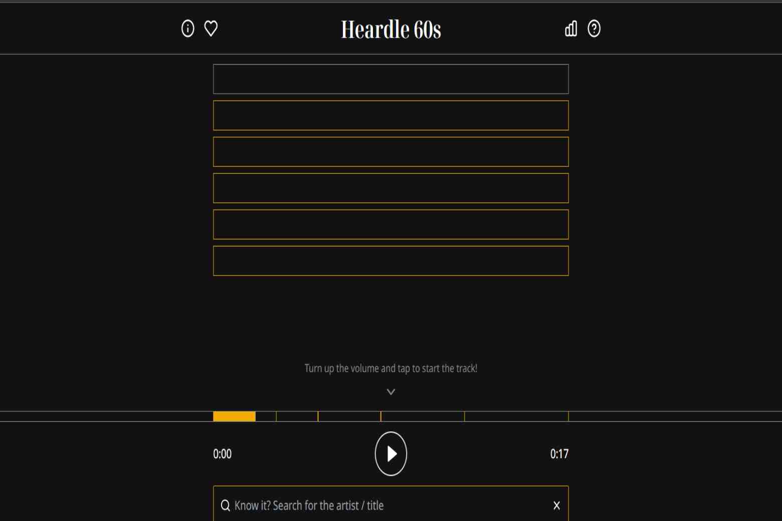 Heardle 60s