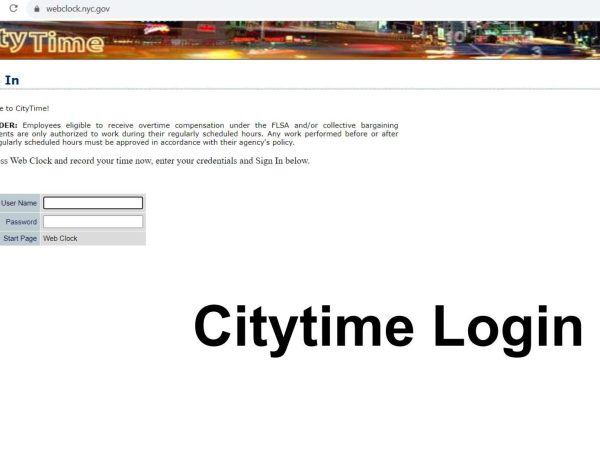 Citytime Login