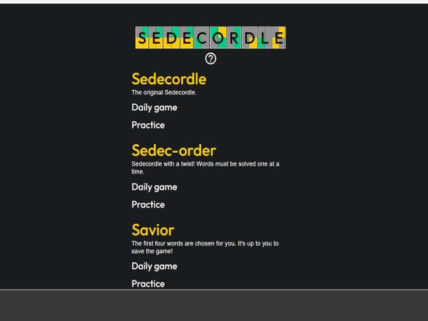 Sedecordle