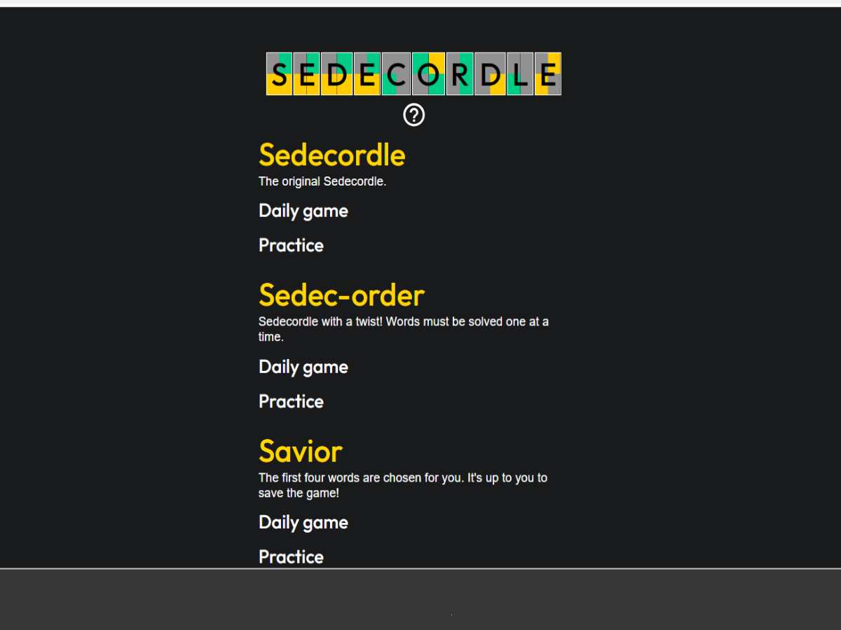 Sedecordle